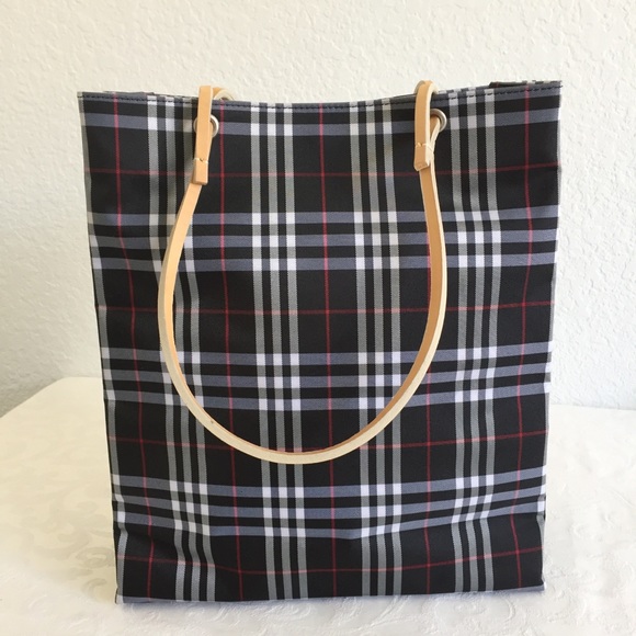 Burberry check nylon tote bag - Picture 5 of 11